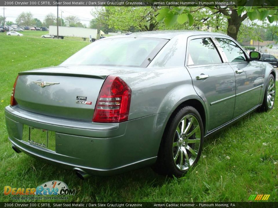 2006 Chrysler 300 C SRT8 Silver Steel Metallic / Dark Slate Gray/Light Graystone Photo #6