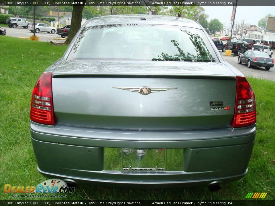 2006 Chrysler 300 C SRT8 Silver Steel Metallic / Dark Slate Gray/Light Graystone Photo #7