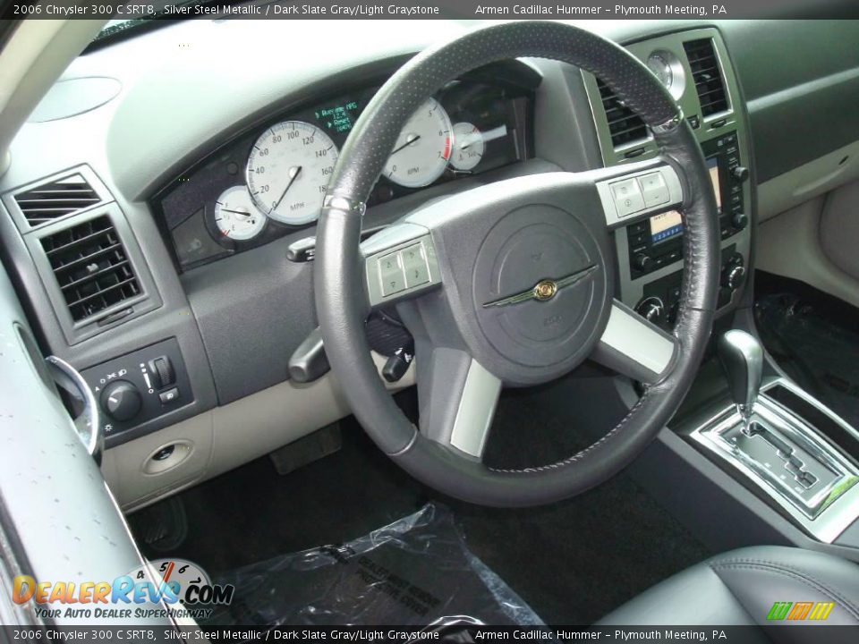 2006 Chrysler 300 C SRT8 Silver Steel Metallic / Dark Slate Gray/Light Graystone Photo #12