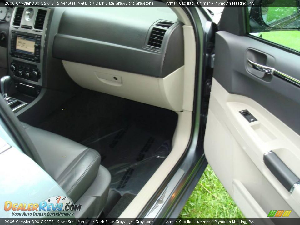 2006 Chrysler 300 C SRT8 Silver Steel Metallic / Dark Slate Gray/Light Graystone Photo #14