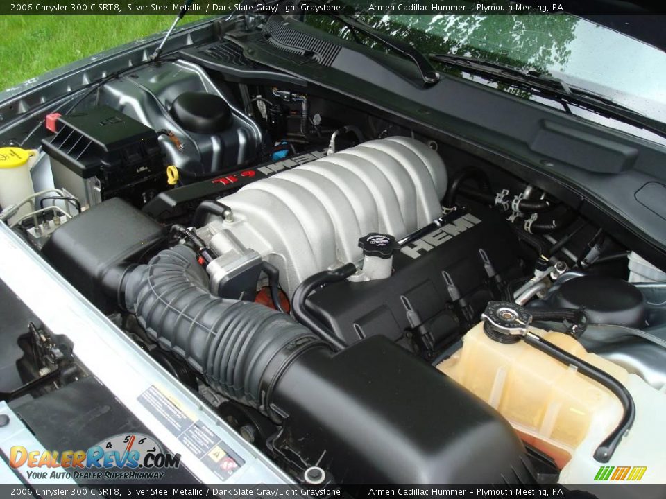 2006 Chrysler 300 C SRT8 Silver Steel Metallic / Dark Slate Gray/Light Graystone Photo #21