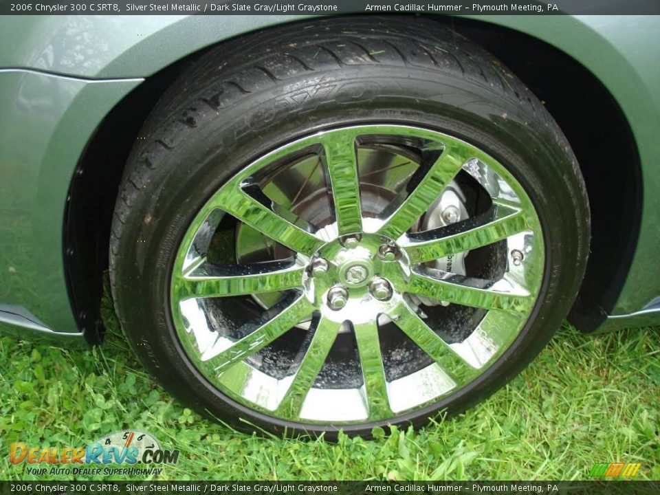 2006 Chrysler 300 C SRT8 Silver Steel Metallic / Dark Slate Gray/Light Graystone Photo #25