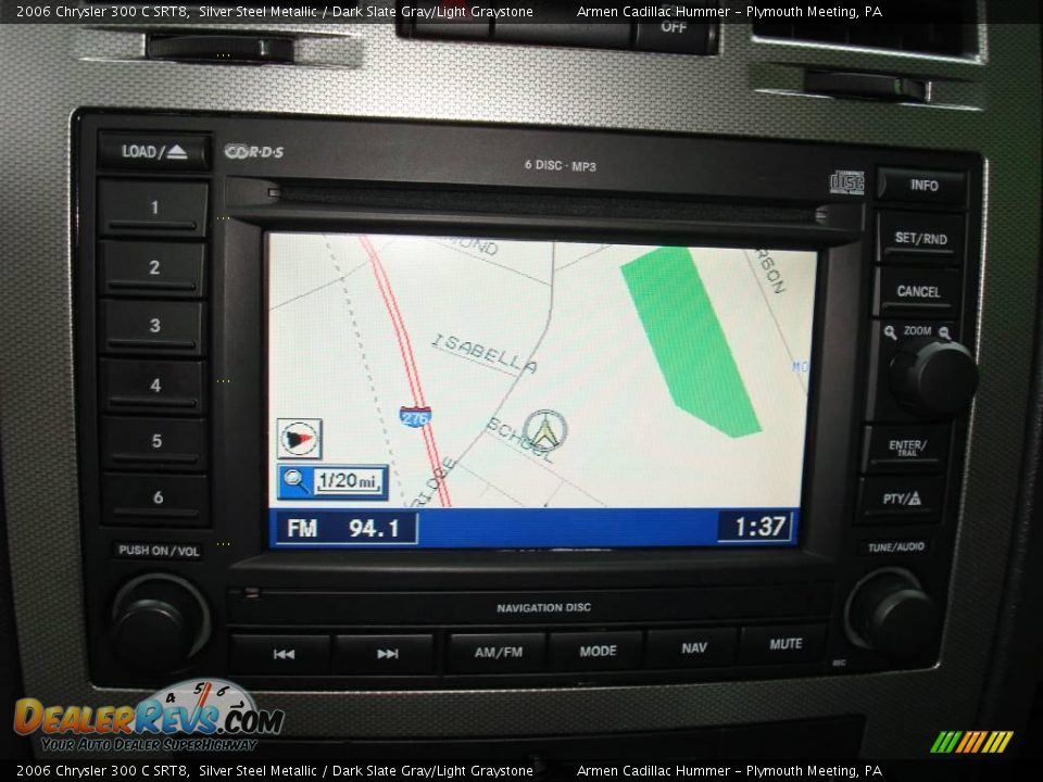 2006 Chrysler 300 C SRT8 Silver Steel Metallic / Dark Slate Gray/Light Graystone Photo #32