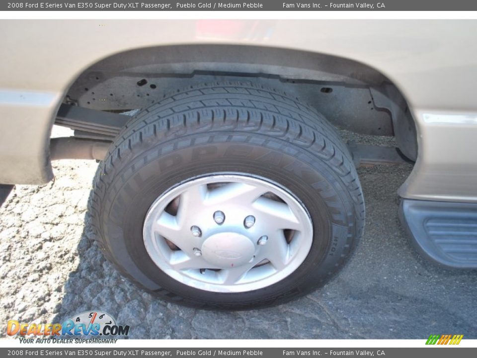 2008 Ford E Series Van E350 Super Duty XLT Passenger Pueblo Gold / Medium Pebble Photo #6