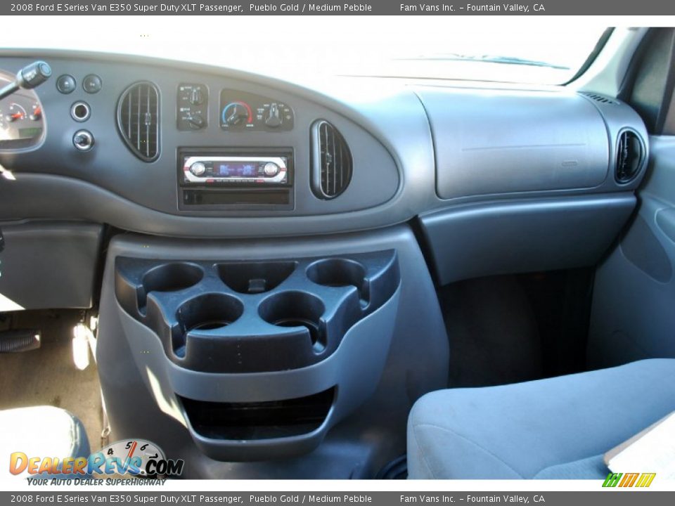 2008 Ford E Series Van E350 Super Duty XLT Passenger Pueblo Gold / Medium Pebble Photo #16