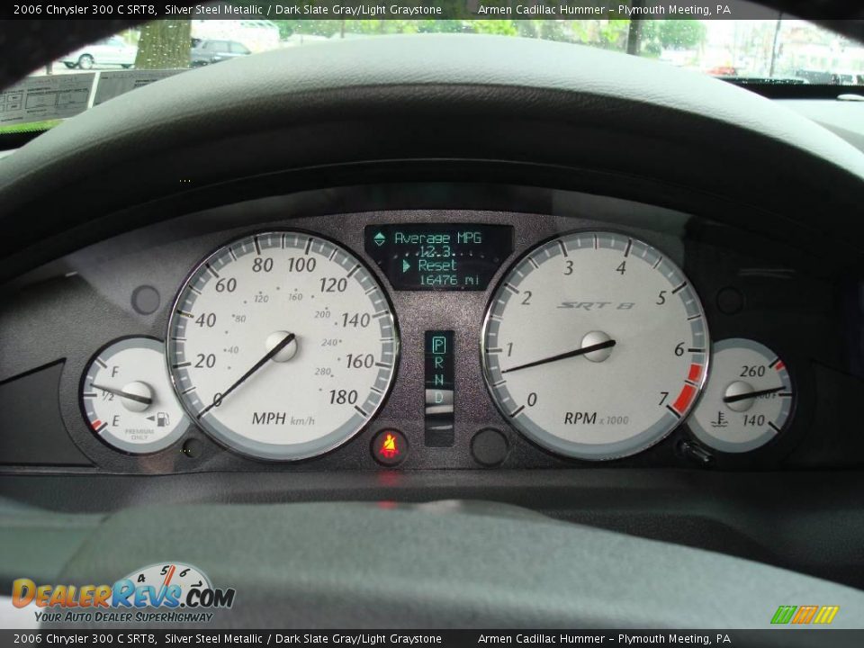 2006 Chrysler 300 C SRT8 Silver Steel Metallic / Dark Slate Gray/Light Graystone Photo #35
