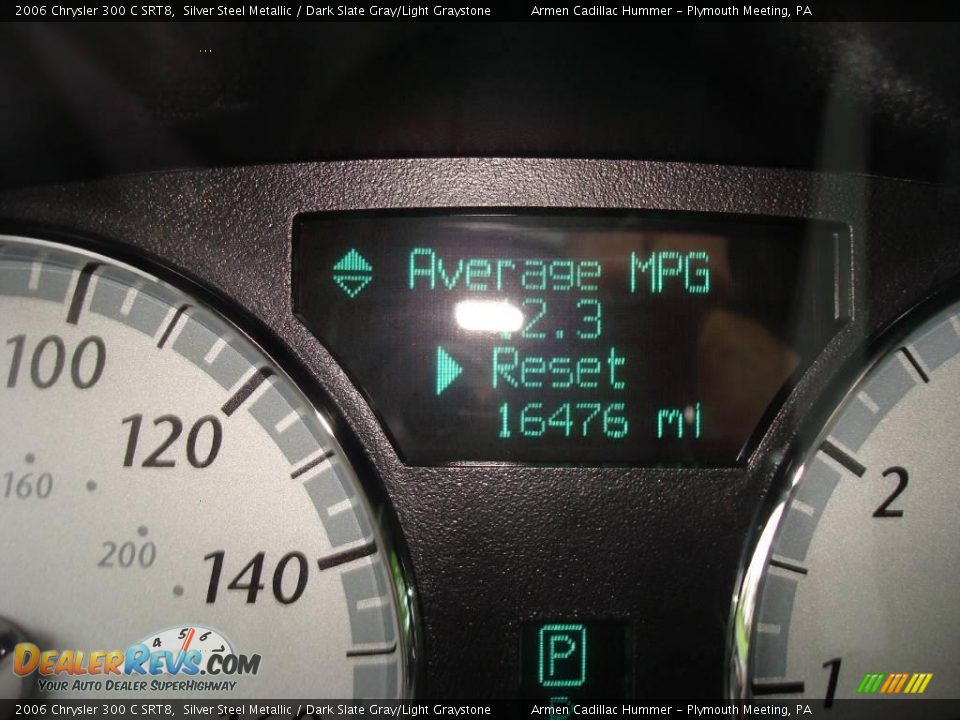 2006 Chrysler 300 C SRT8 Silver Steel Metallic / Dark Slate Gray/Light Graystone Photo #36