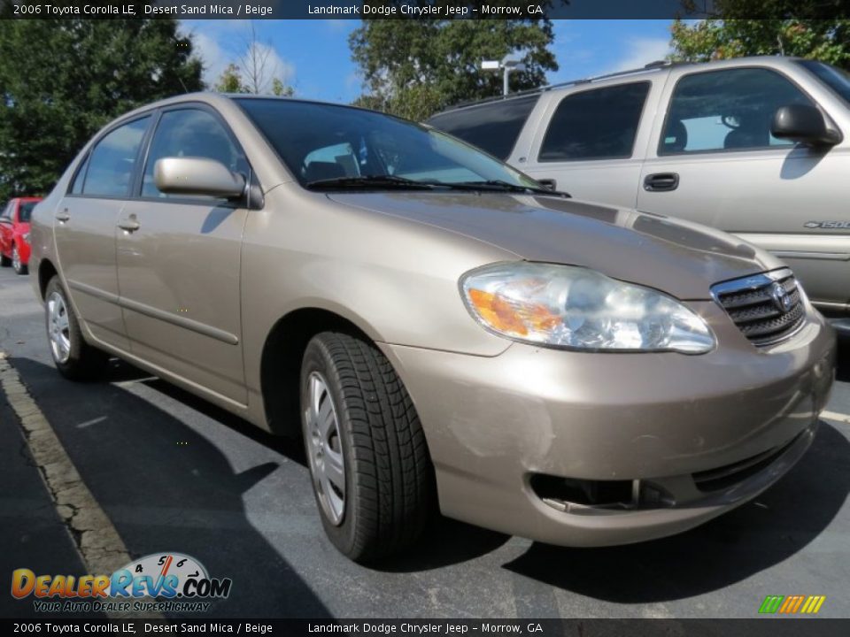 2006 Toyota Corolla LE Desert Sand Mica / Beige Photo #4
