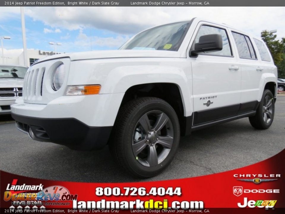 2014 Jeep Patriot Freedom Edition Bright White / Dark Slate Gray Photo #1