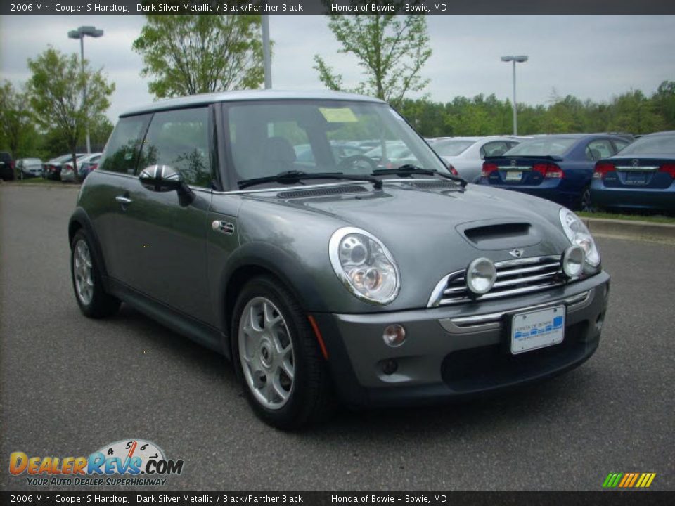 2006 Mini Cooper S Hardtop Dark Silver Metallic / Black/Panther Black Photo #1