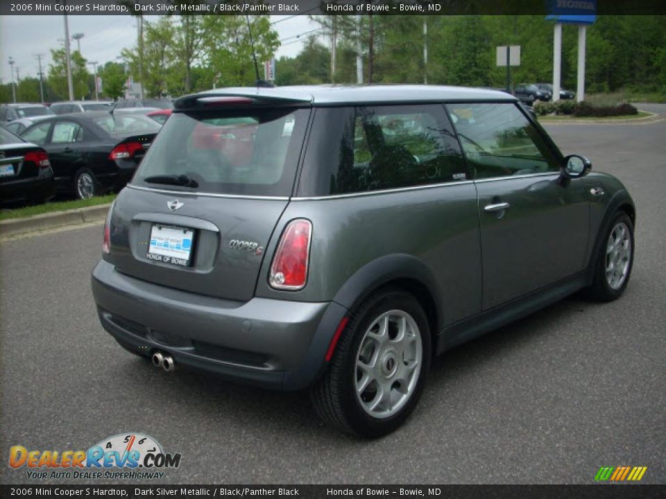 2006 Mini Cooper S Hardtop Dark Silver Metallic / Black/Panther Black Photo #3