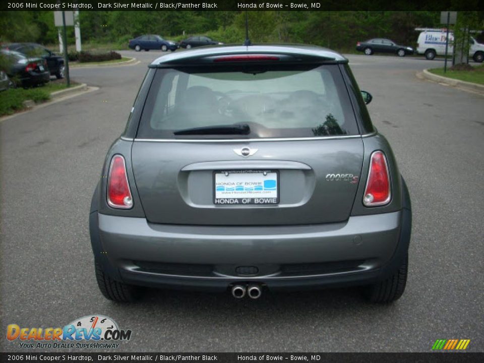 2006 Mini Cooper S Hardtop Dark Silver Metallic / Black/Panther Black Photo #4