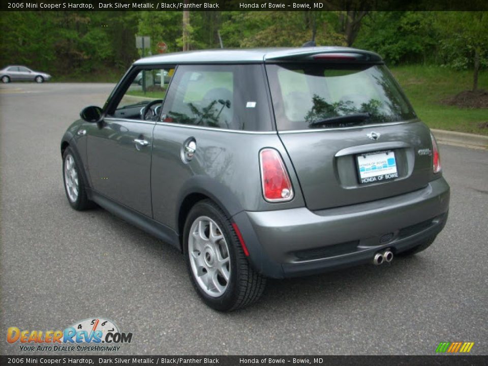 2006 Mini Cooper S Hardtop Dark Silver Metallic / Black/Panther Black Photo #5