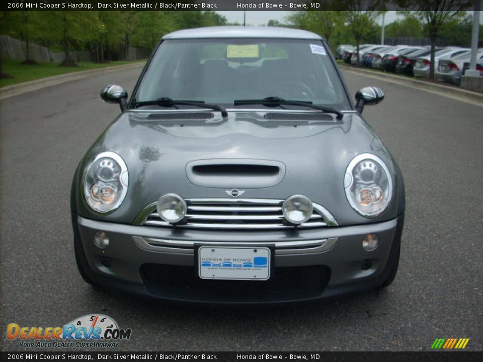 2006 Mini Cooper S Hardtop Dark Silver Metallic / Black/Panther Black Photo #8