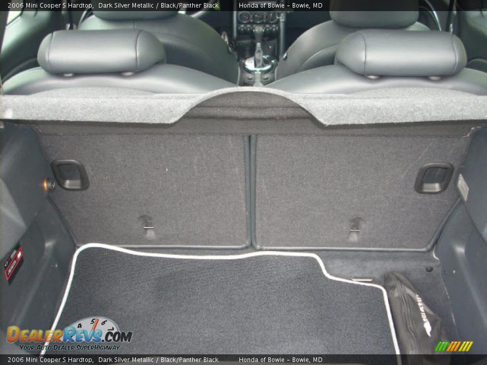 2006 Mini Cooper S Hardtop Dark Silver Metallic / Black/Panther Black Photo #20