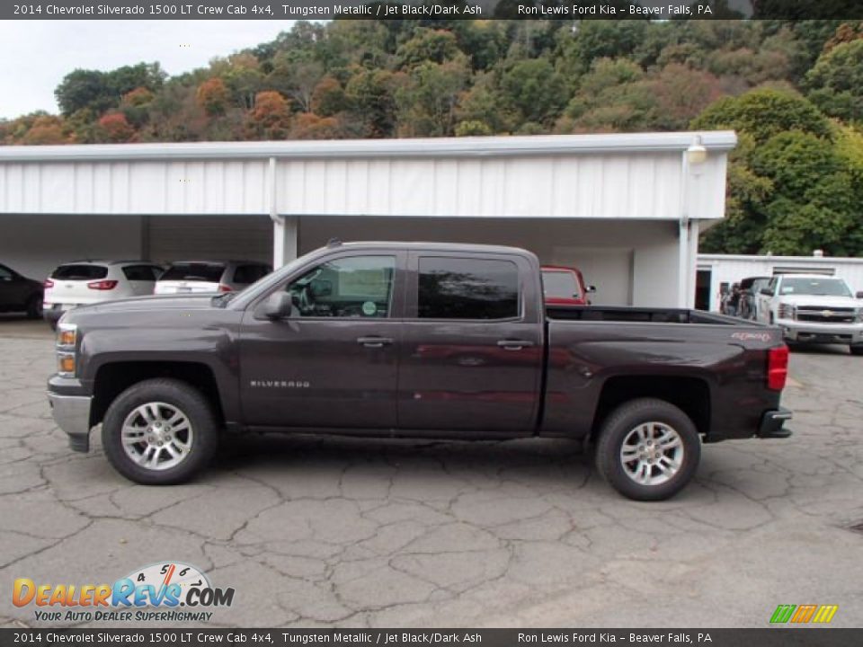 2014 Chevrolet Silverado 1500 LT Crew Cab 4x4 Tungsten Metallic / Jet Black/Dark Ash Photo #5