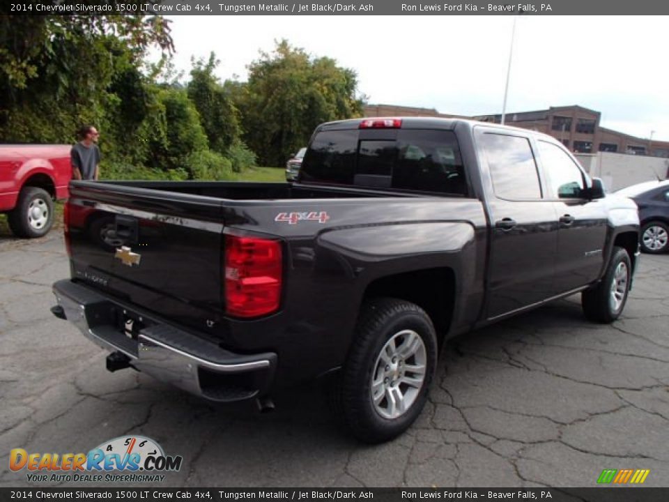 2014 Chevrolet Silverado 1500 LT Crew Cab 4x4 Tungsten Metallic / Jet Black/Dark Ash Photo #8