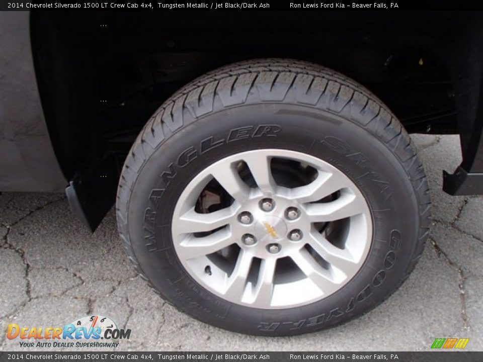 2014 Chevrolet Silverado 1500 LT Crew Cab 4x4 Tungsten Metallic / Jet Black/Dark Ash Photo #9
