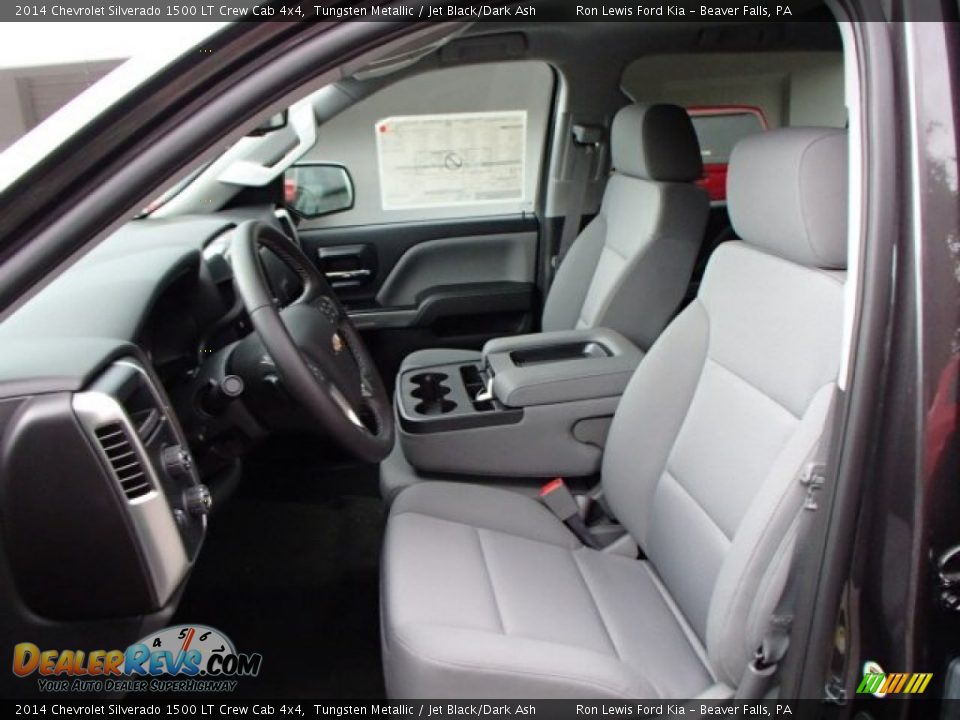 2014 Chevrolet Silverado 1500 LT Crew Cab 4x4 Tungsten Metallic / Jet Black/Dark Ash Photo #10