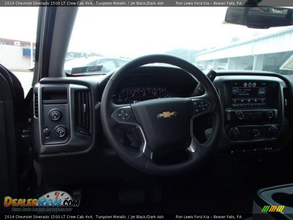 2014 Chevrolet Silverado 1500 LT Crew Cab 4x4 Tungsten Metallic / Jet Black/Dark Ash Photo #12