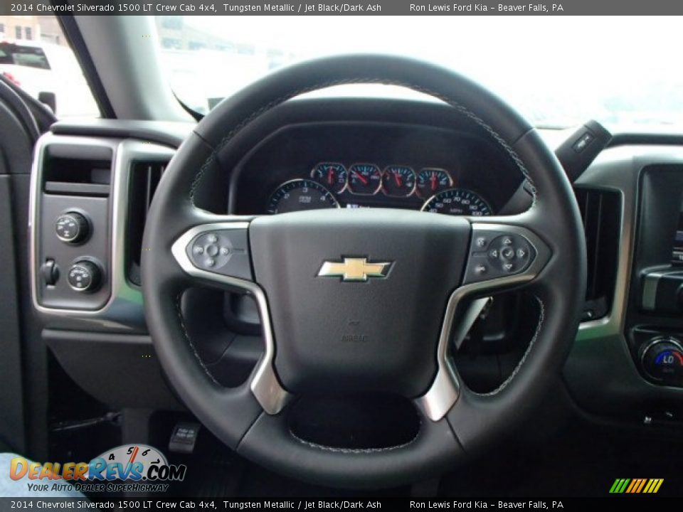 2014 Chevrolet Silverado 1500 LT Crew Cab 4x4 Tungsten Metallic / Jet Black/Dark Ash Photo #19
