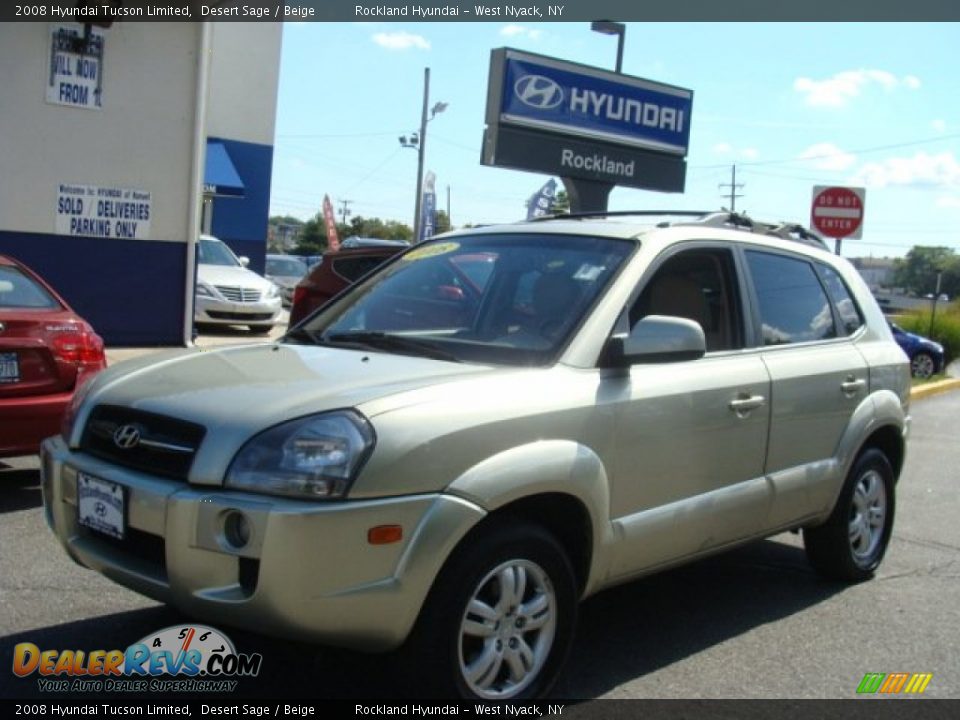 2008 Hyundai Tucson Limited Desert Sage / Beige Photo #1