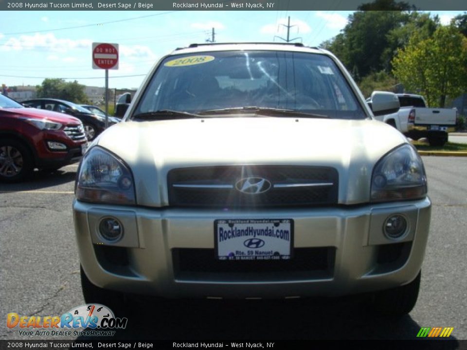 2008 Hyundai Tucson Limited Desert Sage / Beige Photo #2
