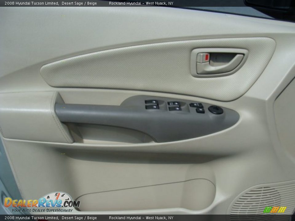 2008 Hyundai Tucson Limited Desert Sage / Beige Photo #7
