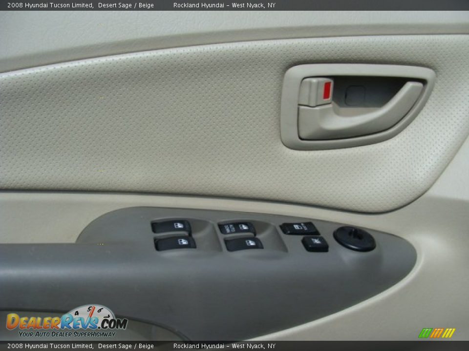 2008 Hyundai Tucson Limited Desert Sage / Beige Photo #8