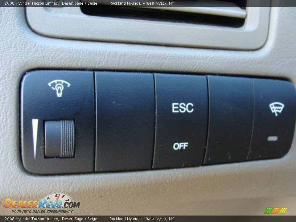 2008 Hyundai Tucson Limited Desert Sage / Beige Photo #12