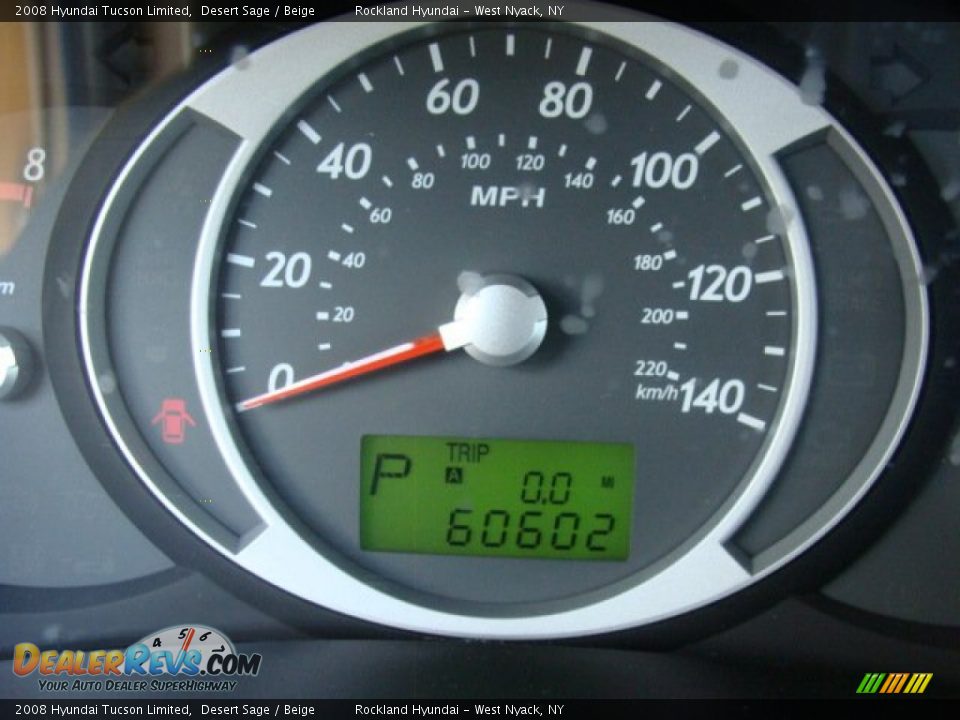 2008 Hyundai Tucson Limited Desert Sage / Beige Photo #14