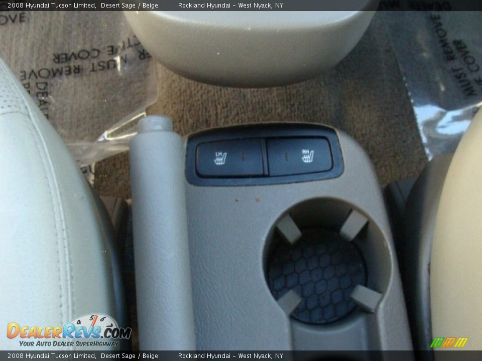 2008 Hyundai Tucson Limited Desert Sage / Beige Photo #17