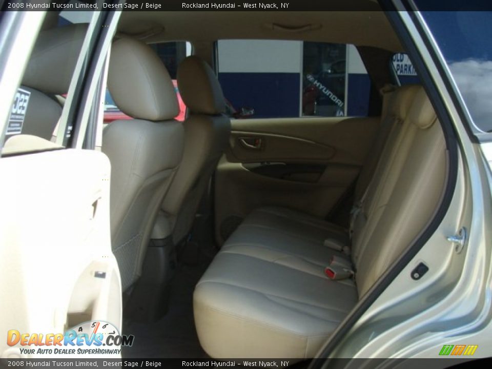 2008 Hyundai Tucson Limited Desert Sage / Beige Photo #18