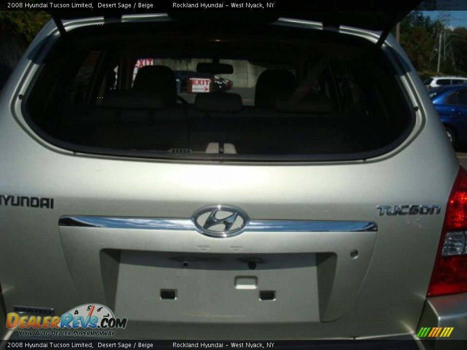 2008 Hyundai Tucson Limited Desert Sage / Beige Photo #19