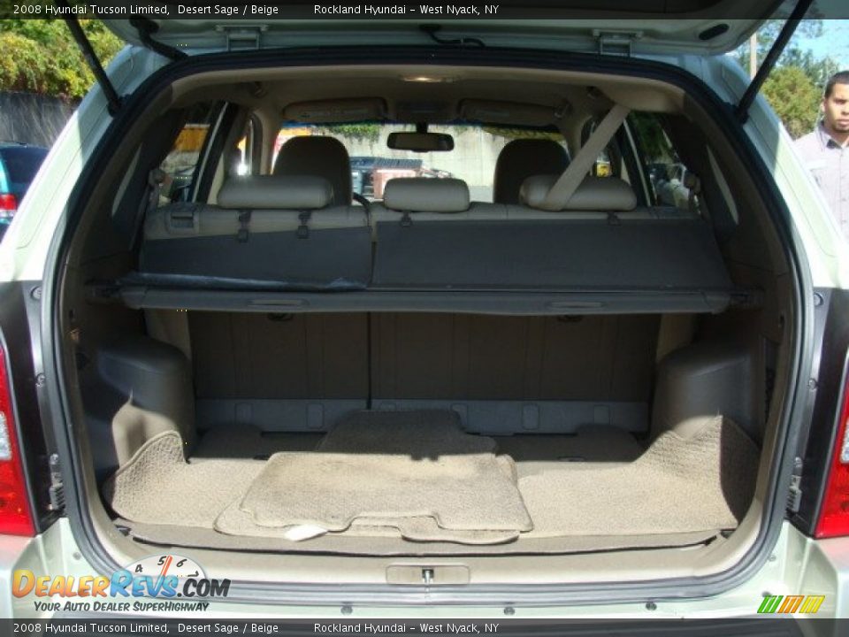 2008 Hyundai Tucson Limited Desert Sage / Beige Photo #20