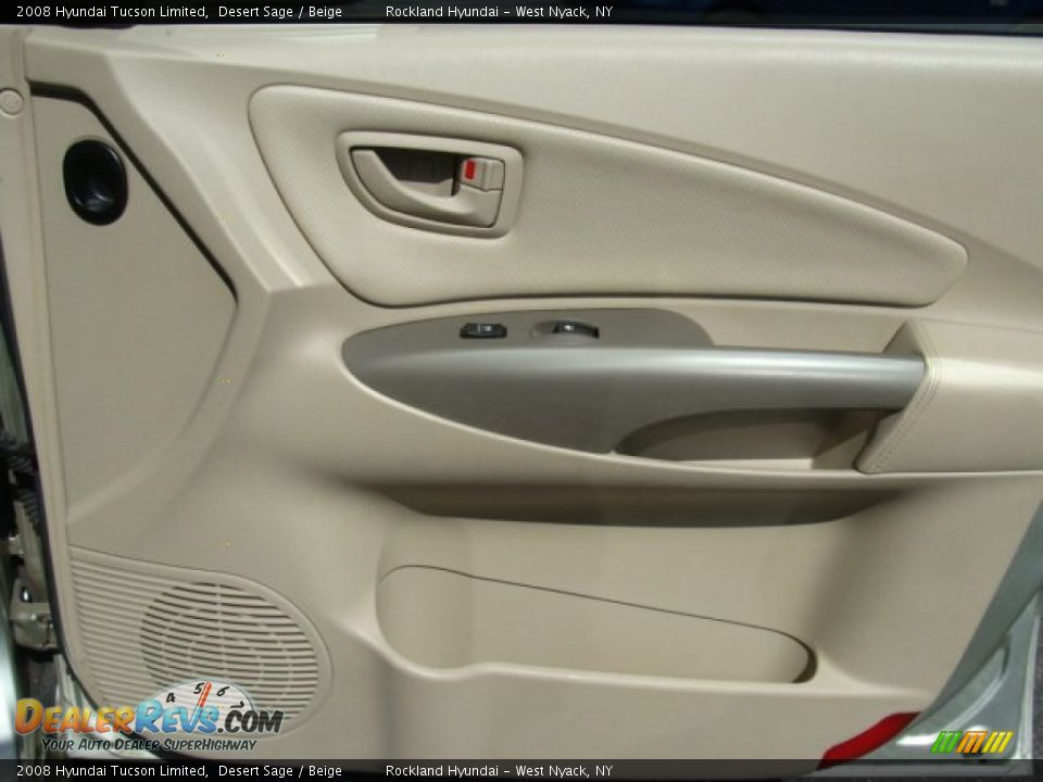 2008 Hyundai Tucson Limited Desert Sage / Beige Photo #23