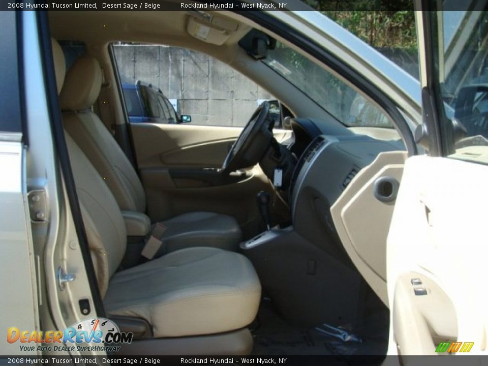 2008 Hyundai Tucson Limited Desert Sage / Beige Photo #25