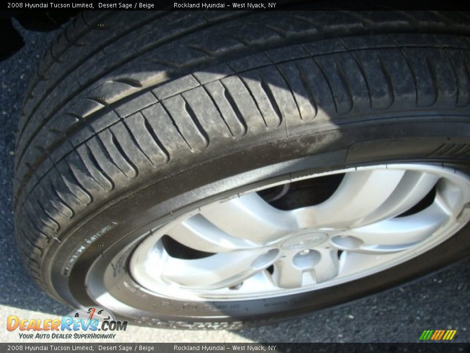 2008 Hyundai Tucson Limited Desert Sage / Beige Photo #27