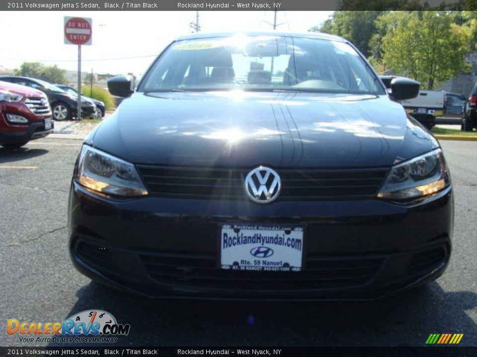2011 Volkswagen Jetta S Sedan Black / Titan Black Photo #2