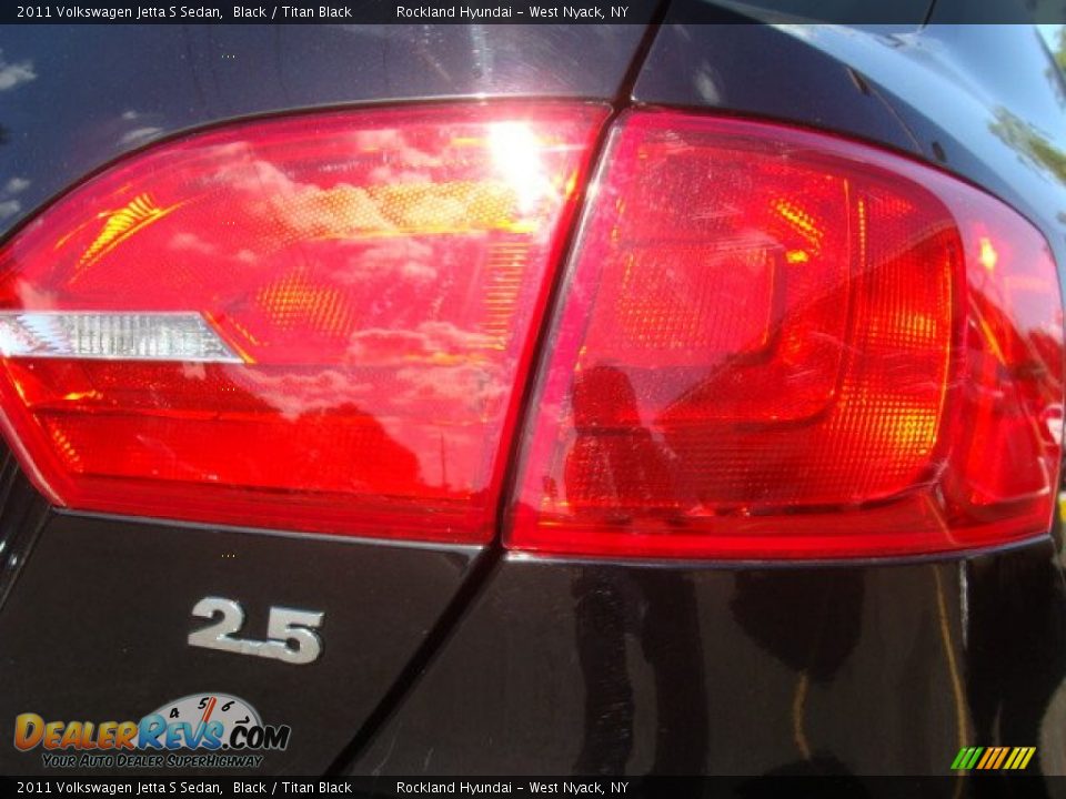 2011 Volkswagen Jetta S Sedan Black / Titan Black Photo #19