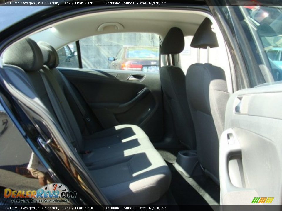 2011 Volkswagen Jetta S Sedan Black / Titan Black Photo #20