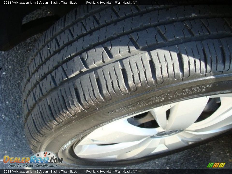 2011 Volkswagen Jetta S Sedan Black / Titan Black Photo #25