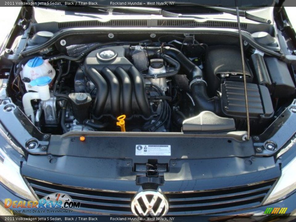 2011 Volkswagen Jetta S Sedan Black / Titan Black Photo #26