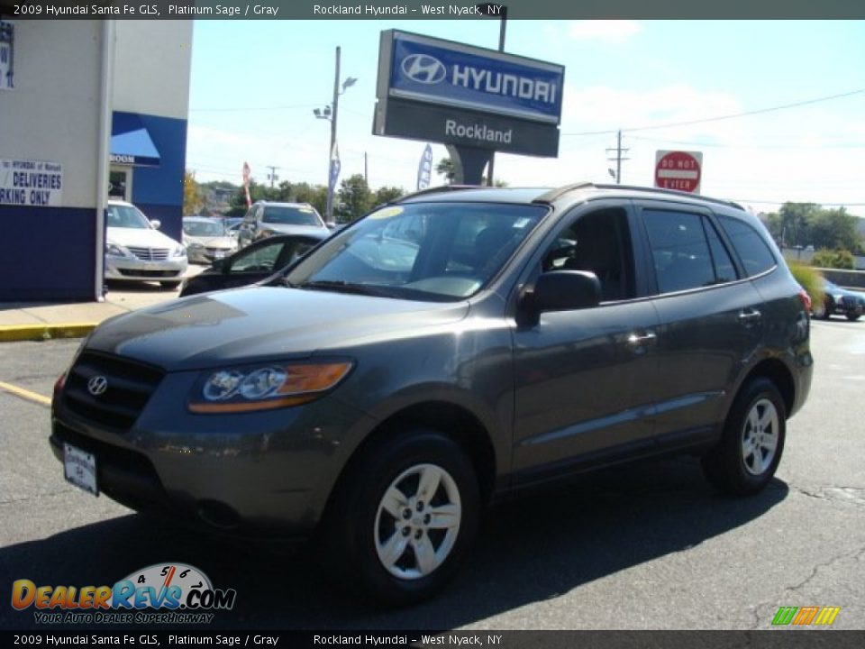 2009 Hyundai Santa Fe GLS Platinum Sage / Gray Photo #1