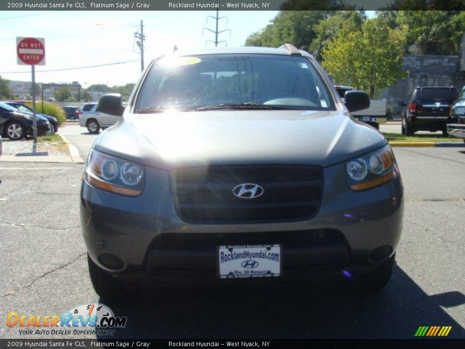 2009 Hyundai Santa Fe GLS Platinum Sage / Gray Photo #2