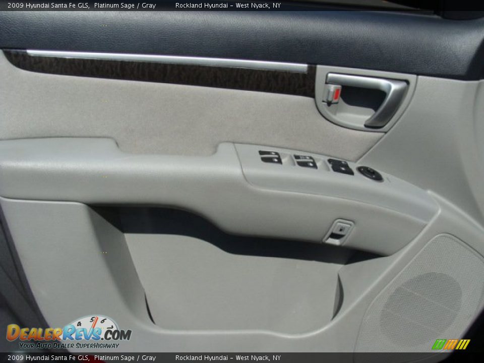 2009 Hyundai Santa Fe GLS Platinum Sage / Gray Photo #7
