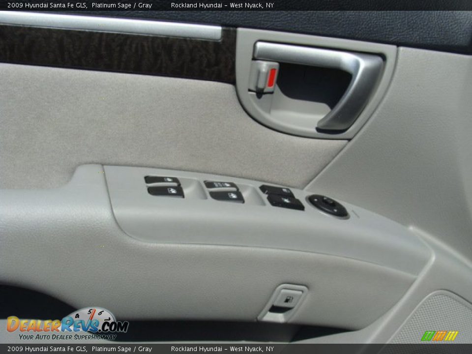 2009 Hyundai Santa Fe GLS Platinum Sage / Gray Photo #8