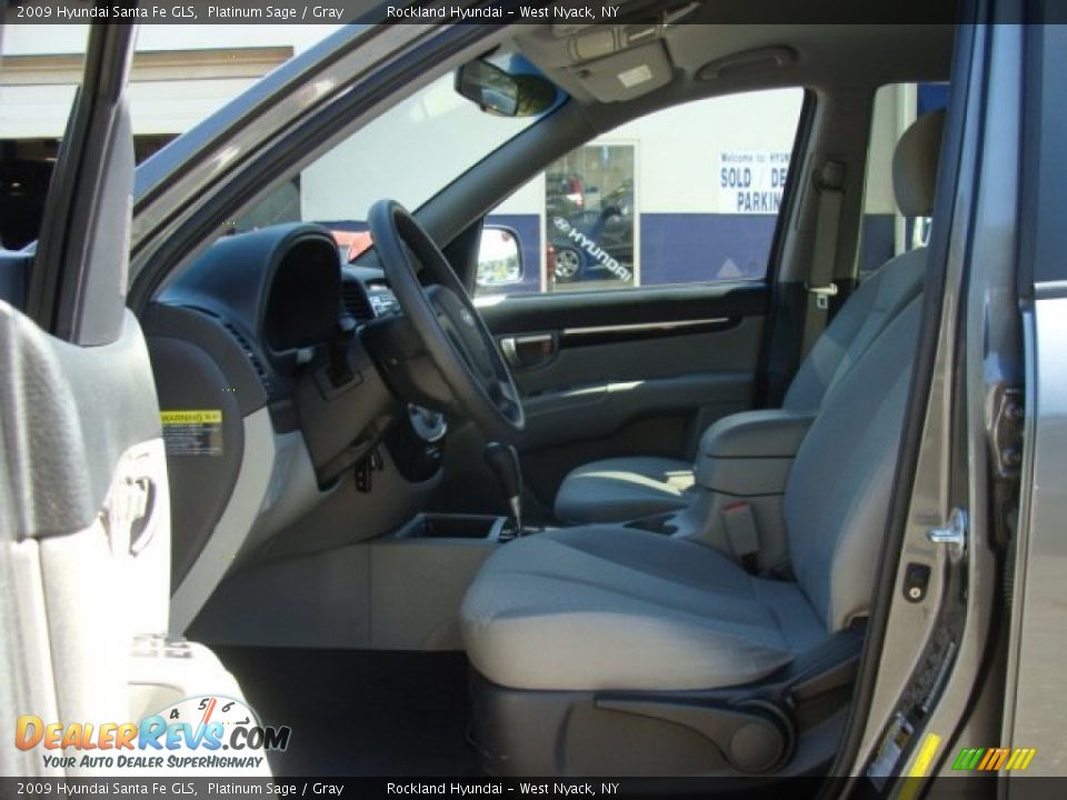 2009 Hyundai Santa Fe GLS Platinum Sage / Gray Photo #10