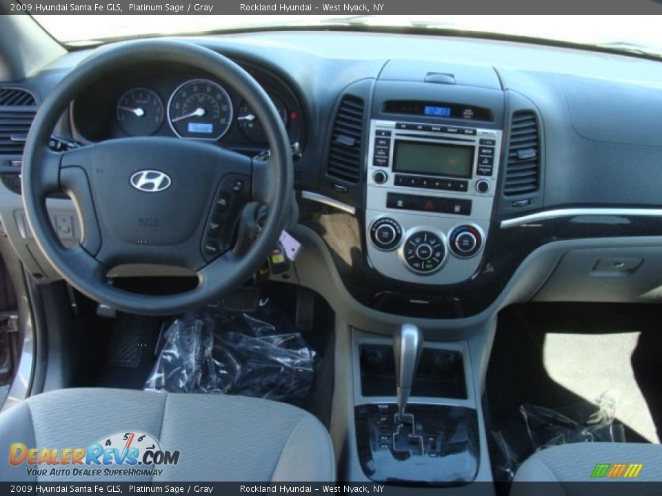 2009 Hyundai Santa Fe GLS Platinum Sage / Gray Photo #11