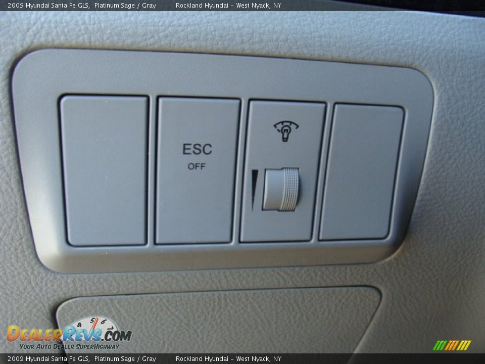 2009 Hyundai Santa Fe GLS Platinum Sage / Gray Photo #12